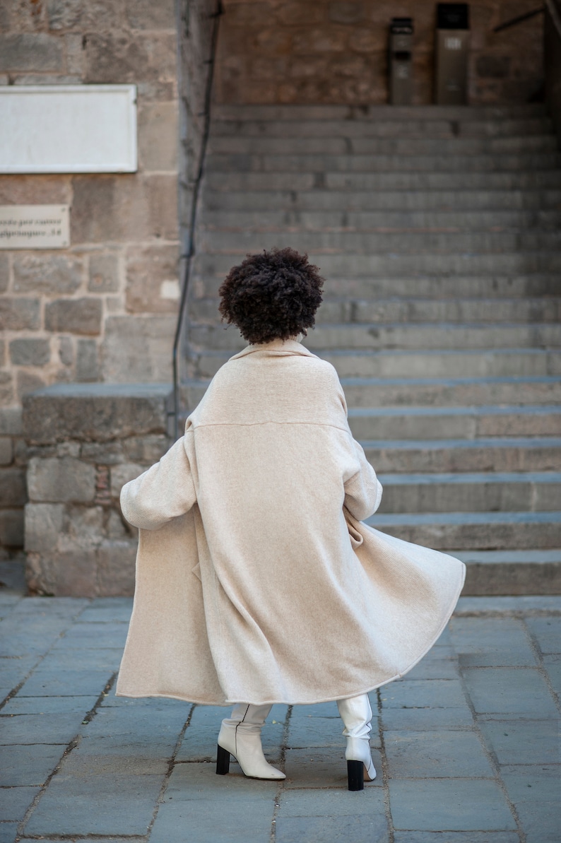 oversized shawl sweater