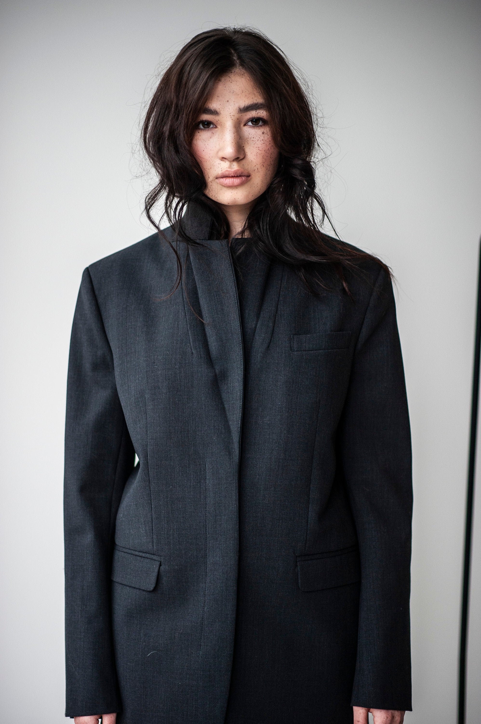 ジャケット AVANDRESS Boyfriend Single Blazer GREY Designer fashion, Seoul-fully created | W Concept