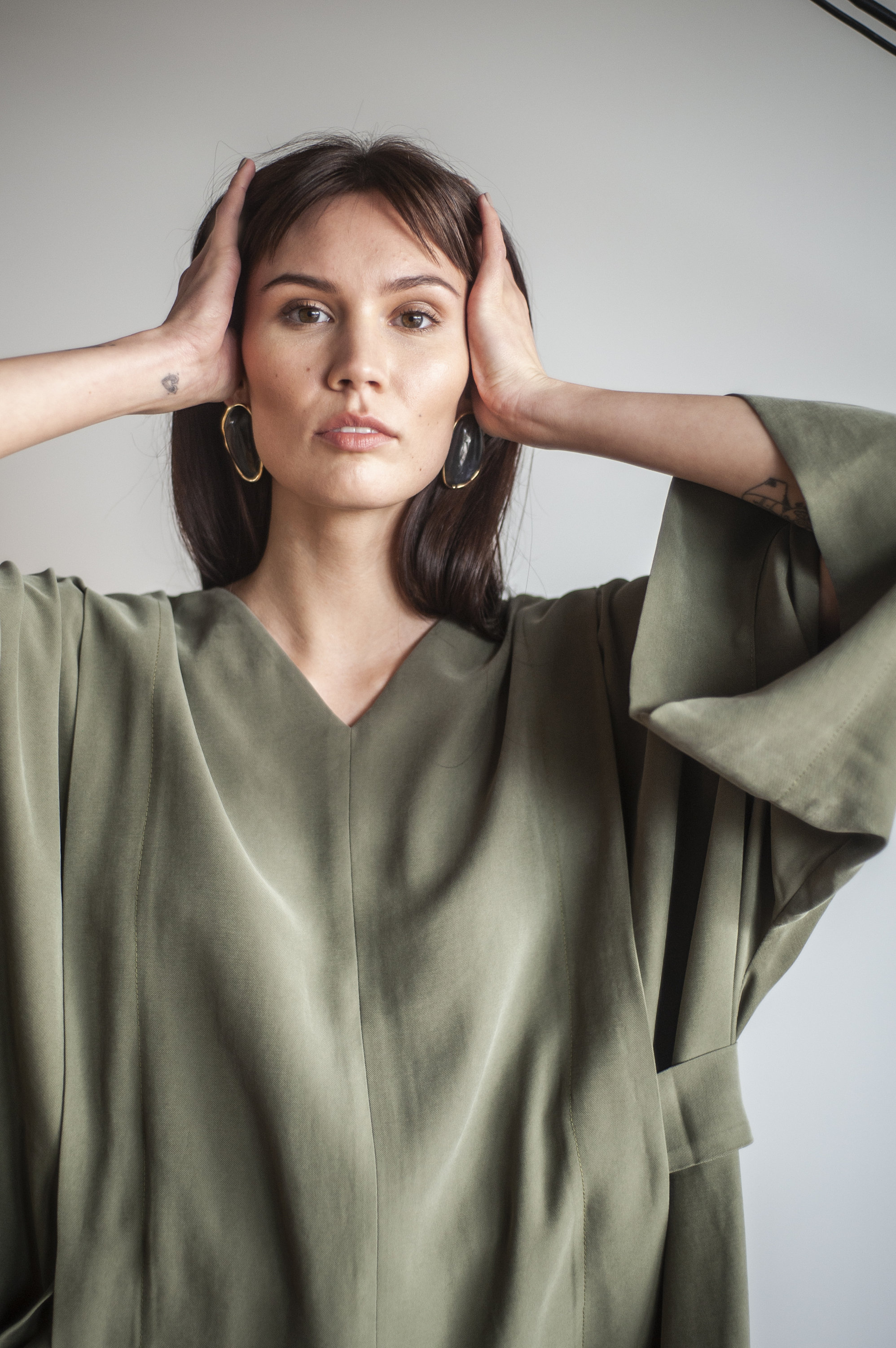 Kimono Dress Tunic Dress Oversized Tunic Dress Kimono Robe Mid Length Dress Kimono Sleeve Dress Oversized Midi Dress Minimalist Dress Etsy Canada