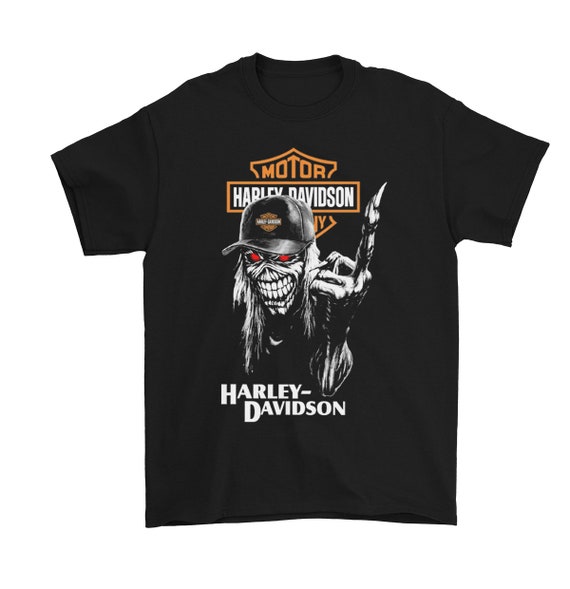 Vintage Harley Davidson Skull Tshirt Harley Davidson Shirt Etsy Canada