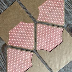 Letter writing set: 2 lined envelopes cotton paper, Writing paper,Boyfriend love letter gift, polka dot, Penpal snail mail classy stationery