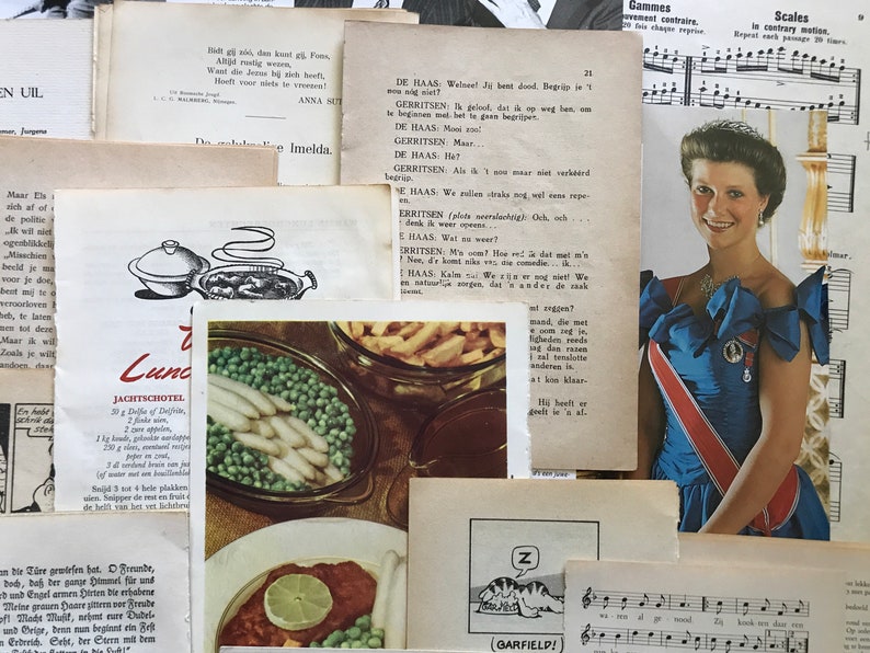 Download Vintage Dutch Ephemera Happy Mail Ephemera Pack Diy Ephemeral Lot Old Vintage Book Pages Junk Journal Collage Paper Snailmail Pack Scrapbooking Paper Kromasol Com