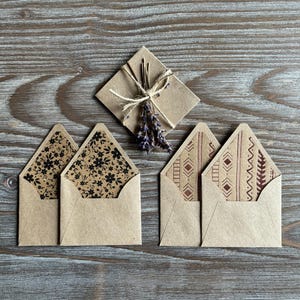 Buste minuscole con righe in miniatura, biglietti d'amore romantici a sorpresa, idea per diario spazzatura, posta cartacea per amici di penna, regalo per amanti della cancelleria,