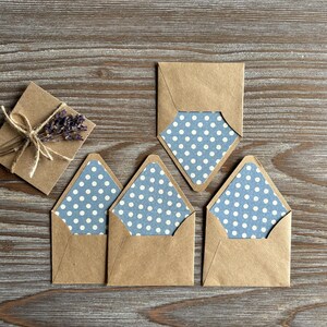 Miniature lined tiny envelopes set, Rose gold foil, Romantic surprise notes, Junk journal snailmail, Stationery lover gift penpaling
