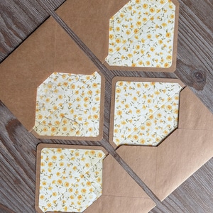 Sobres forrados ecológicos, papel kraft, papelería Penpals Stationery Lovers, juego de escritura de cartas de lujo, papel de algodón de primera calidad, estética elegante