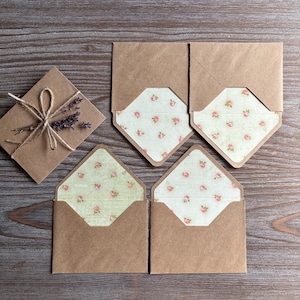 Letter Writing set: lined envelopes and cotton paper, Pink roses, Long distance gift, Open when envelope, Wedding love letter to my bride