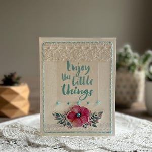 Tarjeta positiva, Tarjeta motivacional, Disfruta de las pequeñas cosas, Regalo para el mejor amigo, Tarjeta de amistad a distancia, Postal de cumpleaños, Única en su tipo