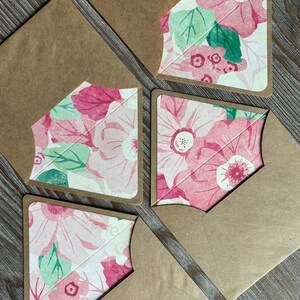Letter writing set: 2 lined envelopes cotton writing paper, Envelopes set, Penpal snail happy mail junk journal, Eco-friendly stationery