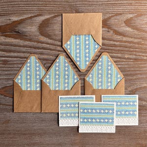 Enveloppes lignées miniatures, cartes de correspondance vierges, notes d'amour surprise romantique, courrier postal pour journal indésirable, cadeau pour amateur de papeterie pour correspondance de journal indésirable
