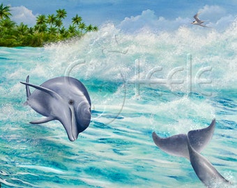 Dolphins, Florida, Caribbean: "Thrill of the Chase"