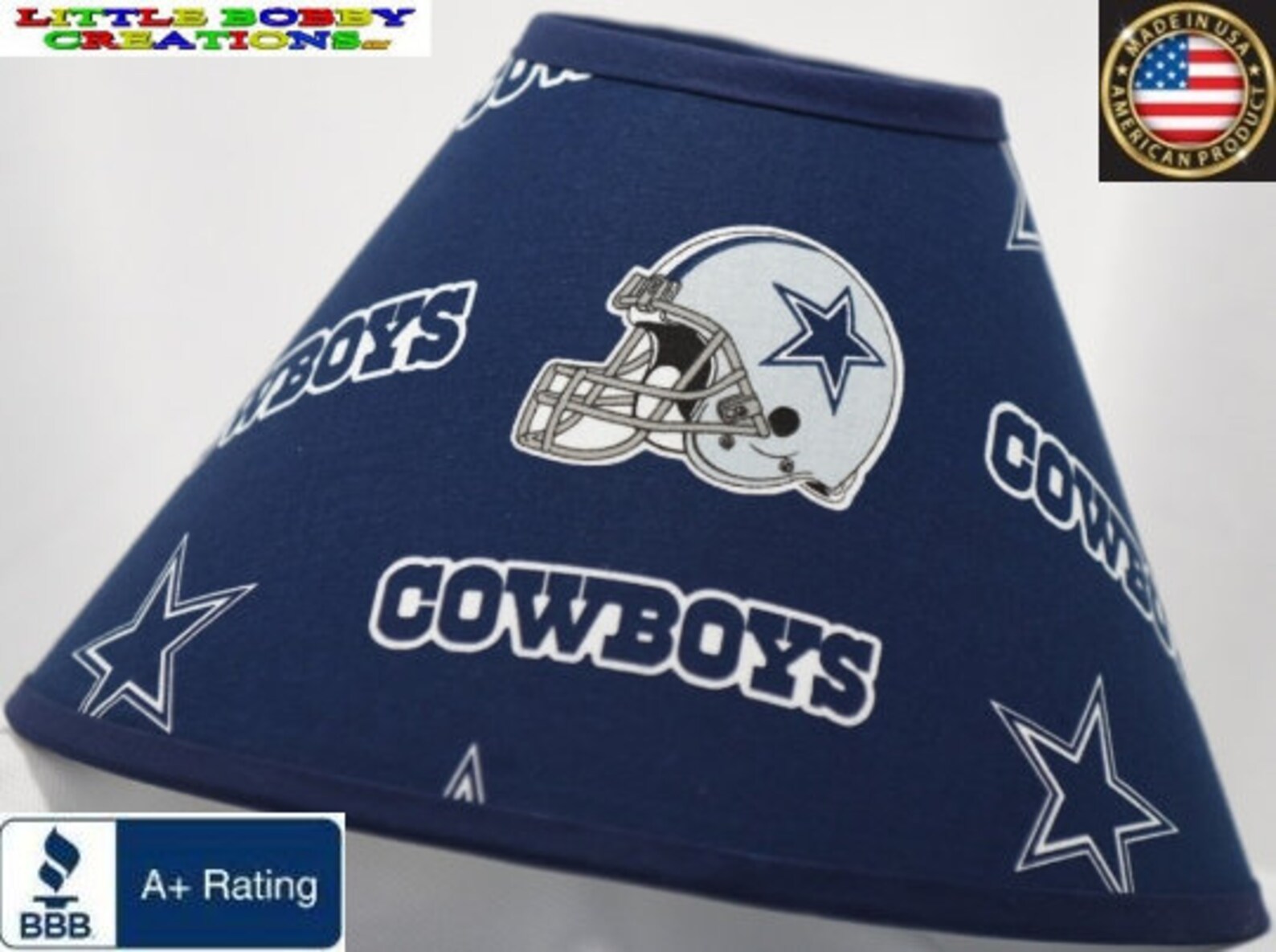 LAST ONE NFL Dallas Cowboys Fabric Lamp Shade Etsy