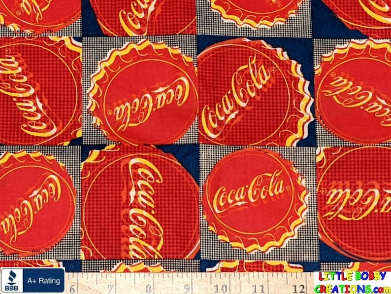 Coca-cola Fabric Lampshade - Handmade, Licensed Design - Etsy