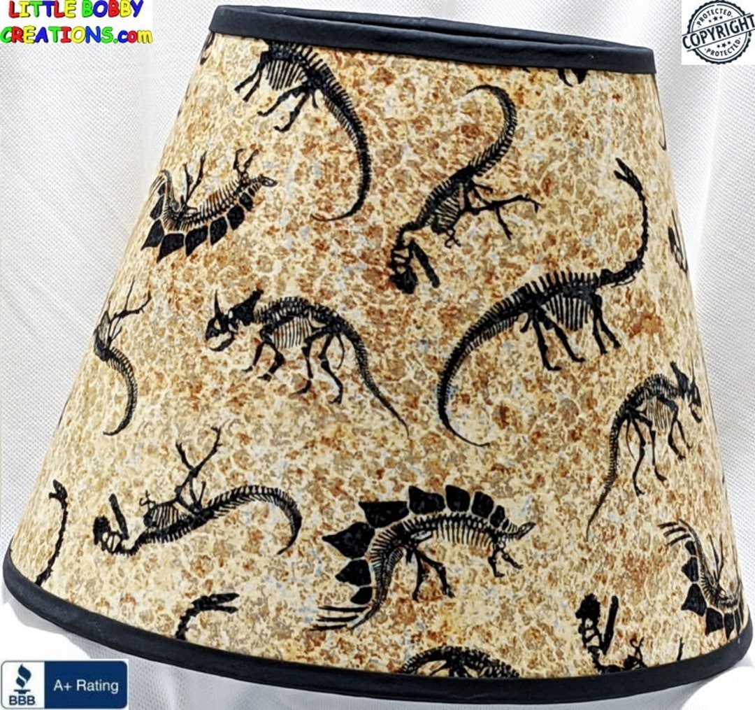 DINOSAUR LAMP SHADE 1927 of 81 Shade Fabrics to Choose Etsy