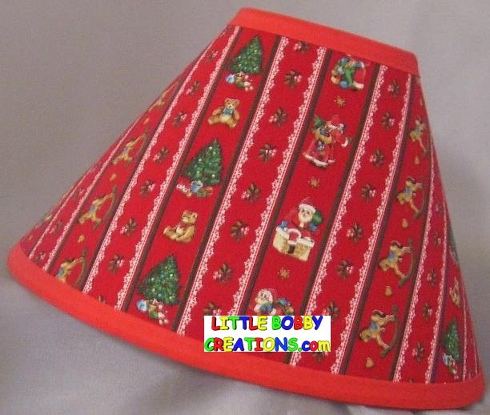 Christmas Santa Clause Fabric Lamp Shade 8 Sizes to Choose Etsy