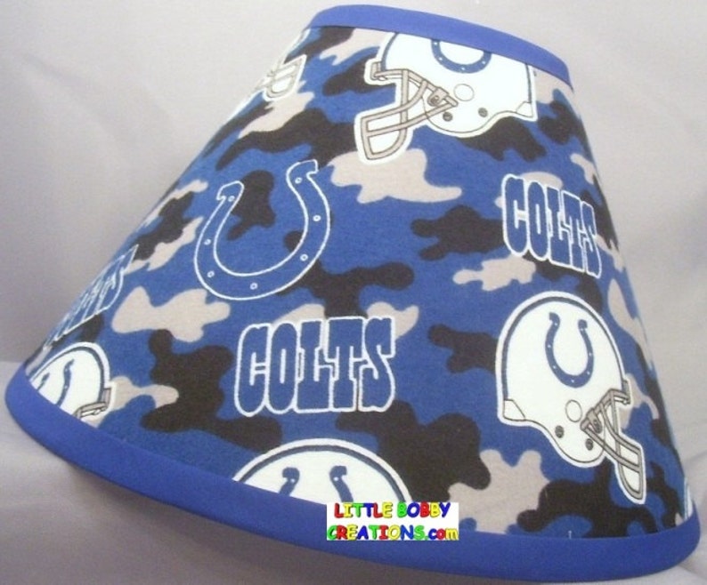 NFL Football Indianapolis Colts Lamp Shade 12 Sizes to Choose Etsy