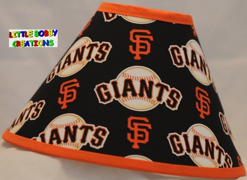 Baseball MLB San Francisco Giants Fabric Lamp Shade 8 Sizes Etsy