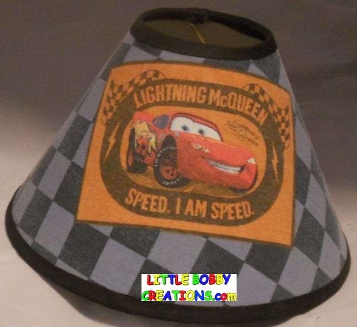 Disney Cars Lightning McQueen Lamp Shade 8 Shade Sizes to Etsy