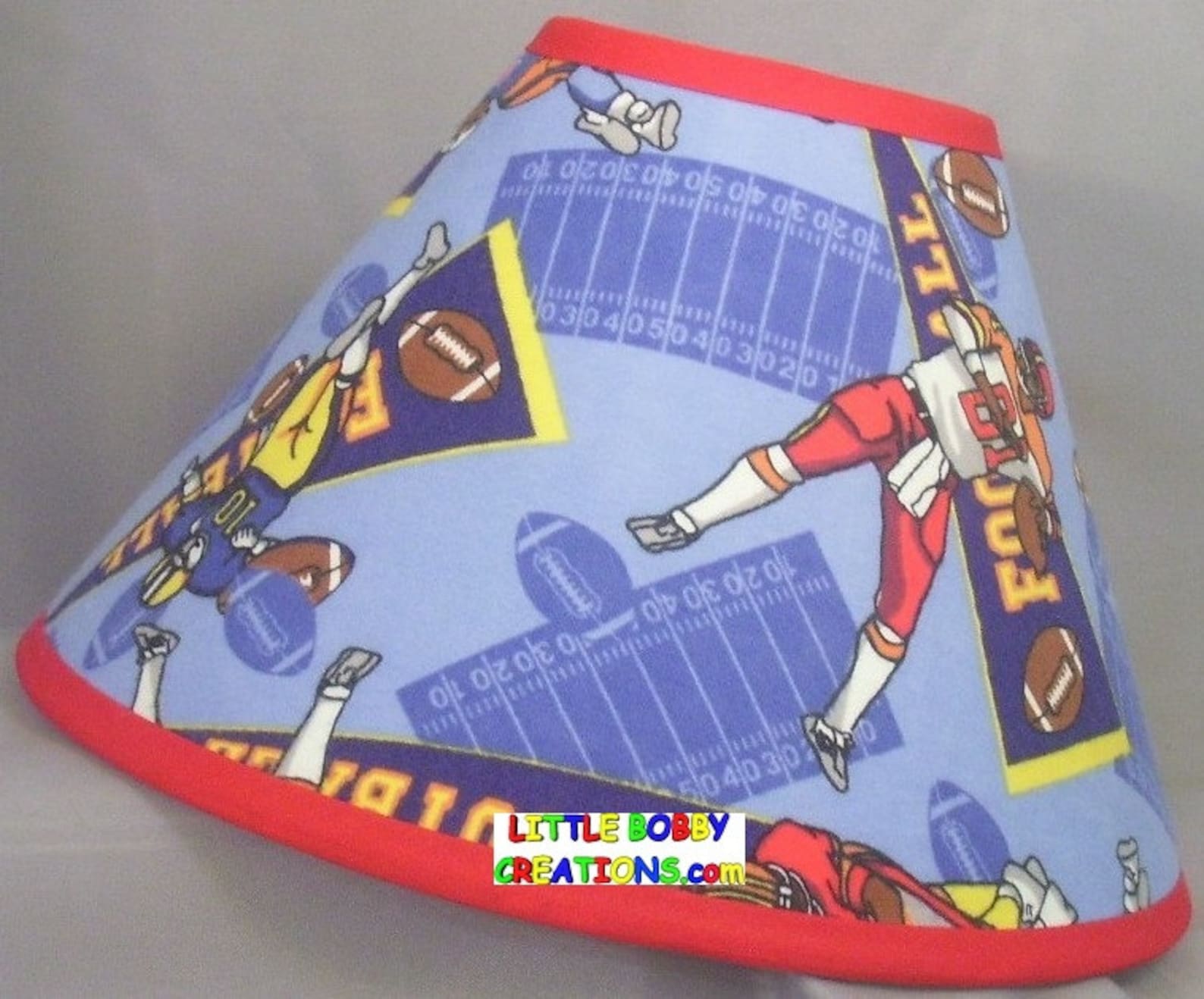 Football Footballs Fabric Lamp Shade 12 Sizes to Choose Etsy