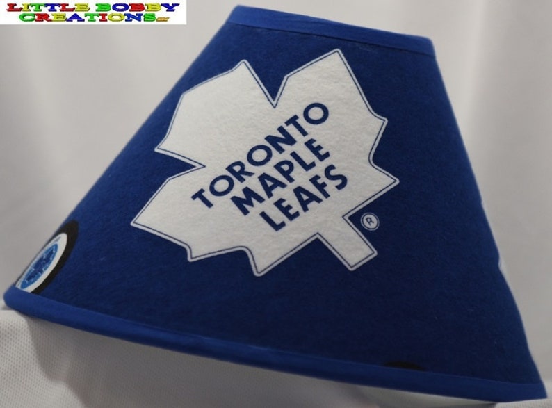 NHL Toronto Maple Leafs Hockey Fabric Lamp Shade 8 Sizes to Etsy