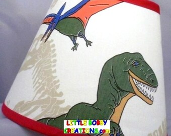Handmade Dinosaur Lamp Shade - Kids Room Decor