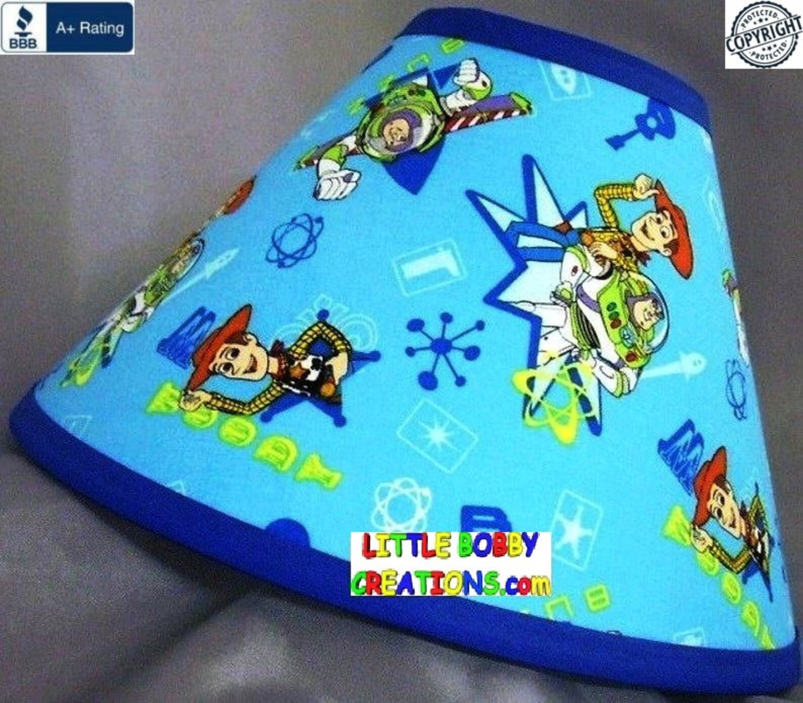 TOY STORY Lamp Shade 9 Shade Fabrics to Choose From Made Etsy