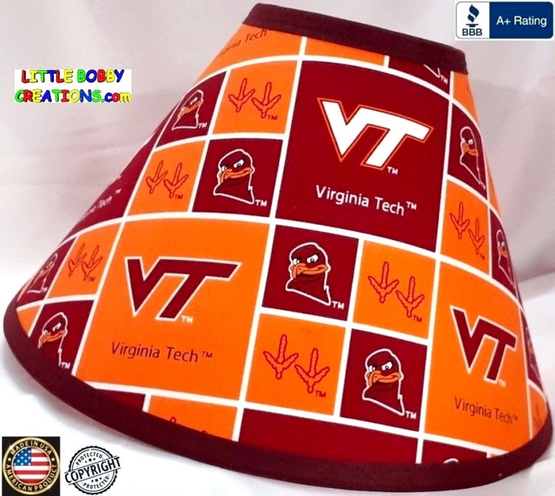 Virginia Tech Lamp Shade - Handmade Licensed Fabric - Etsy