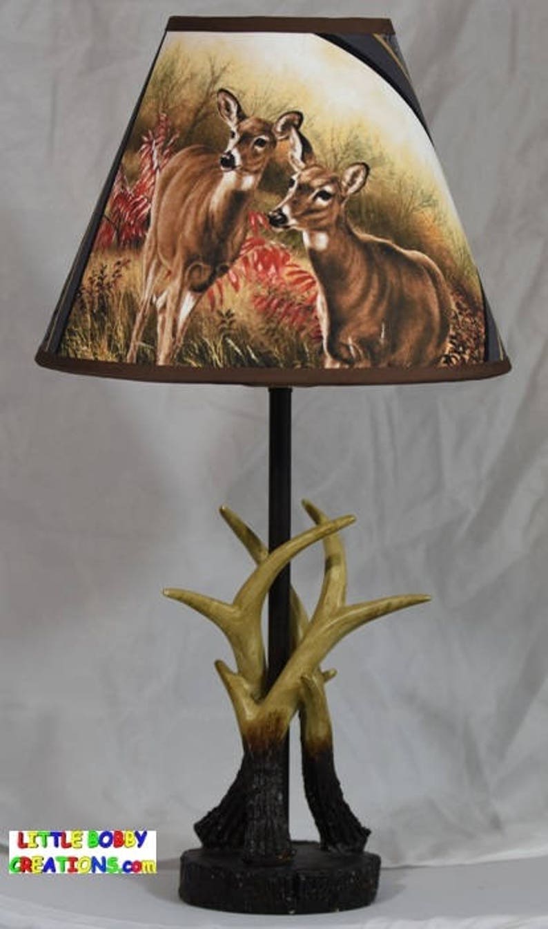 23 Tall Mossy Oak Antler Lamp Deer, Mossy Oak Lamp Shade