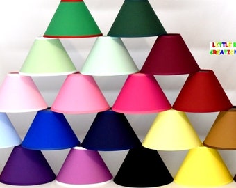 Handmade Solid Color Lamp Shade – US Fabric, Various Sizes
