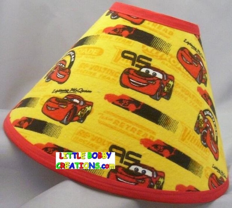 lightning mcqueen lampshade