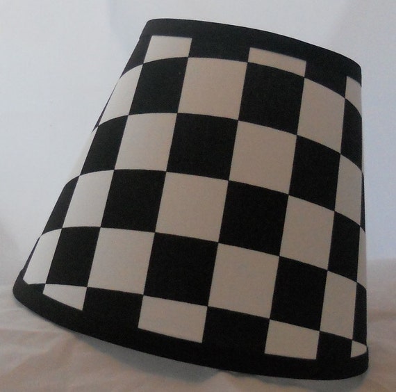 Racing Checd Flag Lamp Shade 10 Sizes To Choose From Image 0