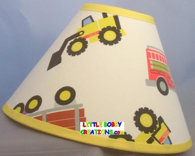 Construction Tonka Dump Truck Construction Loader Lamp Shade Etsy