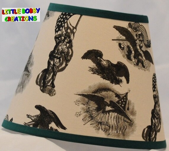 US Military Army Fabric Lamp Shade 12 Sizes to Choose From Etsy