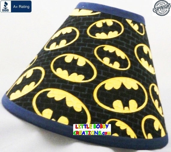 Batman Fabric Children's Lamp Shade 