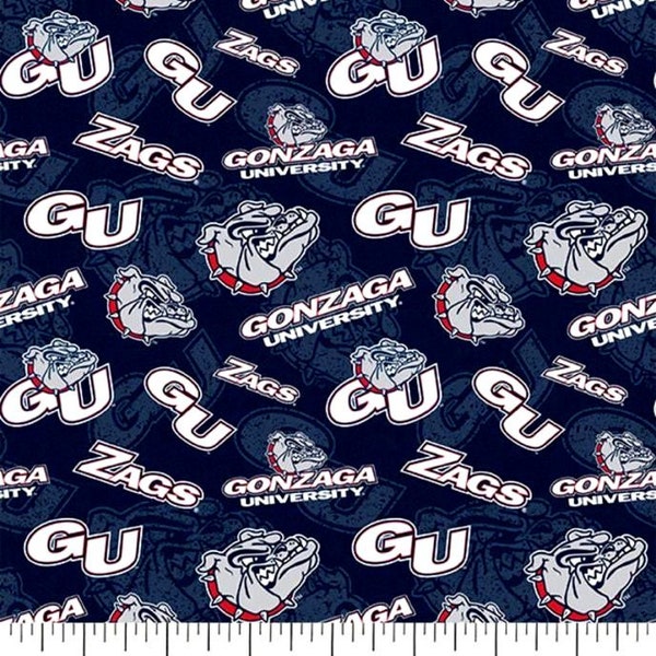 GONZAGA UNIVERSITY Lamp Shade - 3 Shade Fabrics To Choose From! - Made From Licensed Gonzaga University Fabric - 14 Shade Sizes Available!