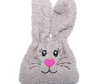 Bolsa de hielo Boo Boo Bunny: Juguete reconfortante de tela de felpa para niños con ojos abiertos para niñas