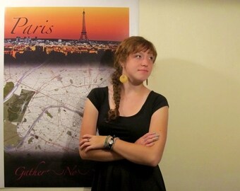 Paris Map Digital Print, Not AI Designed, A gift or Enhance Your Decor! Explore!