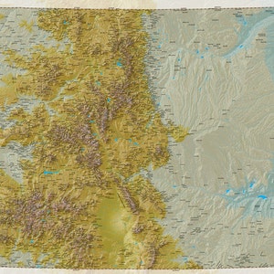 Colorado Peaks Map