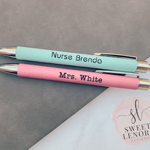 Engraved Pen - Monogrammed Pen - Custom Pen - Personalized Pen - Customized Pen - Nurse Gift - RN - CPA - Graduate - Bridesmaid Pen