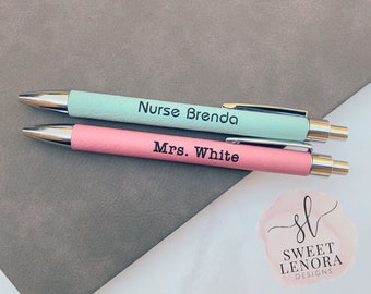 Engraved Pen - Monogrammed Pen - Custom Pen - Personalized Pen - Customized Pen - Nurse Gift - RN - CPA - Graduate - Bridesmaid Pen