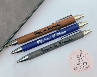Engraved Pen - Monogrammed Pen - Custom Pen - Personalized Pen - Customized Pen - Dad Gift - Groomsman - Graduate - Writer Pen