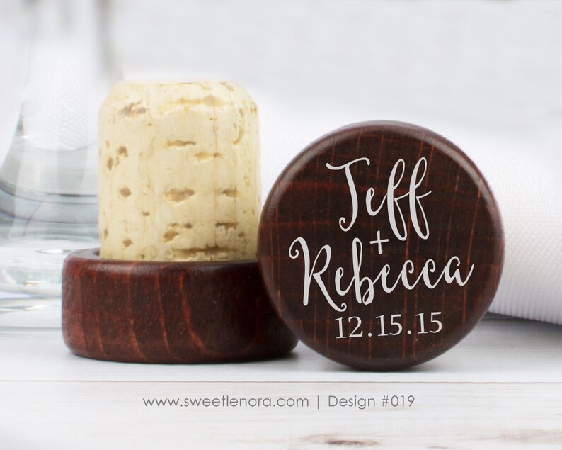 Personalized Wine Stopper Simple Names Custom Wine Stopper Etsy