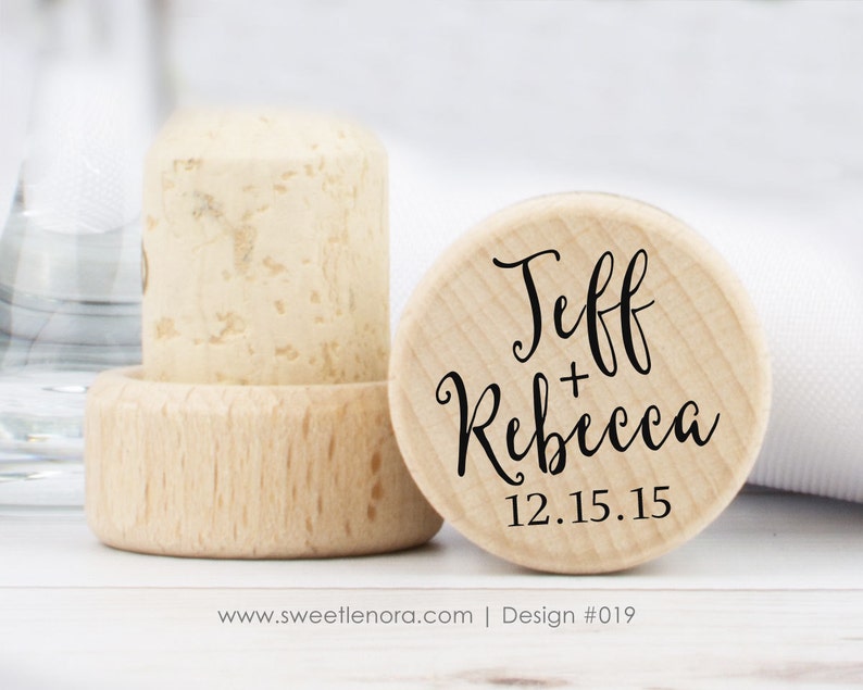 Personalized Wine Stopper Simple Names Custom Wine Stopper Etsy