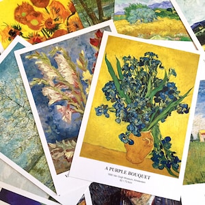 30 Die beste Sammlung von Vincent van Gogh Postkarten-Set Klassiker berühmte Ölgemälde Postkarte Fine Art Print Meisterwerk Sternenlicht Geschenk