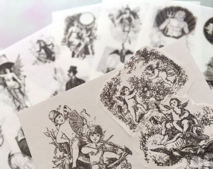 46 Mythology Angel Stickers Gothic Angel Fairy Goddess Greek Myth Baby ...