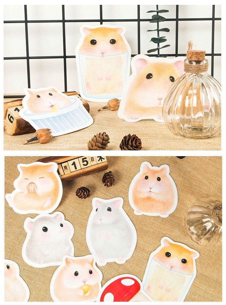 30 Hamster Paper Embellishment Hamster Theme Die Cut Paper Etsy UK