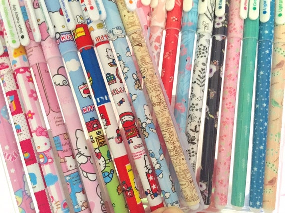 Happy Day Gel Pen, Color Ink Pen, Color Marker, Colored Pencil, Gel Stick  Pen, Gel Ink Pen, Bling Roller Pen, Highlighter Pen With Pen Box 