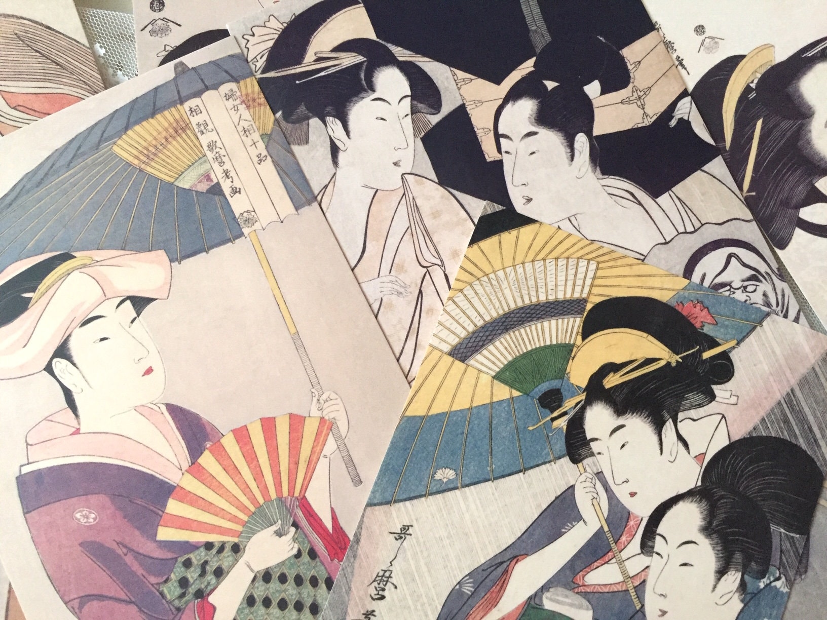 Japanese Print Postcards ポストカードブック　喜多川歌麿 Japanese Print Postcards ポストカードブック 喜多川歌麿