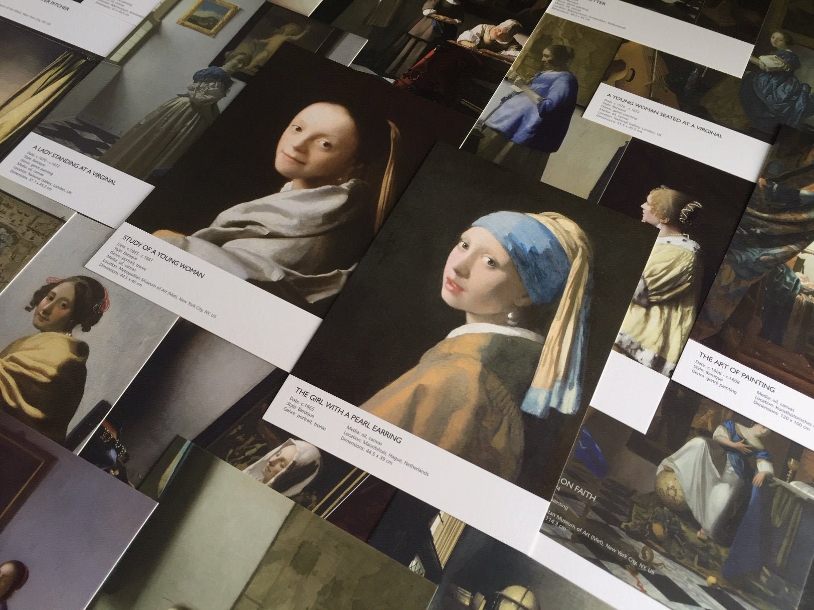 Vermeer postcard - Etsy 日本