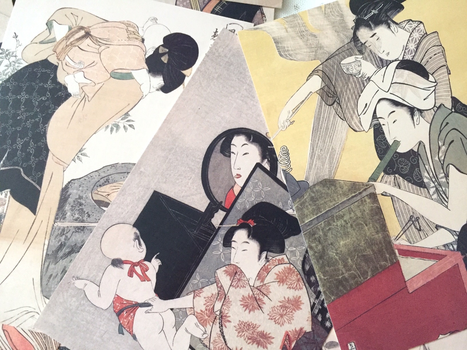 Japanese Print Postcards ポストカードブック　喜多川歌麿 Japanese Print Postcards ポストカードブック 喜多川歌麿