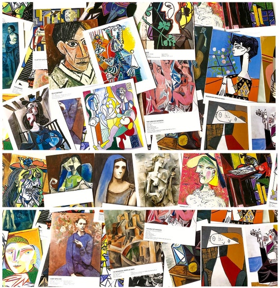 Set of 30 the Best Collection of Pablo Picasso Postcard Classic